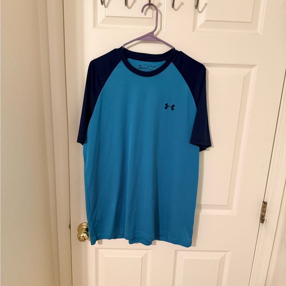 Under Armour Men's Two-Tone Blue Tee